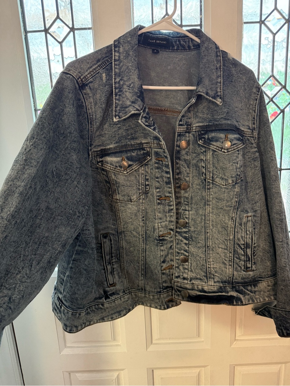 Lane Bryant Jean jacket 18 - Picture 3 of 4